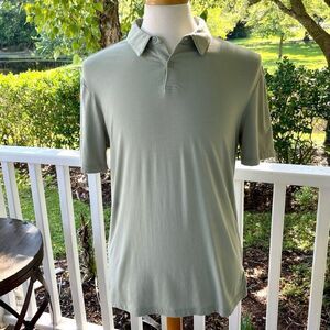 Paige Burke Polo Shirt. Seagrass Green. Size Medium.